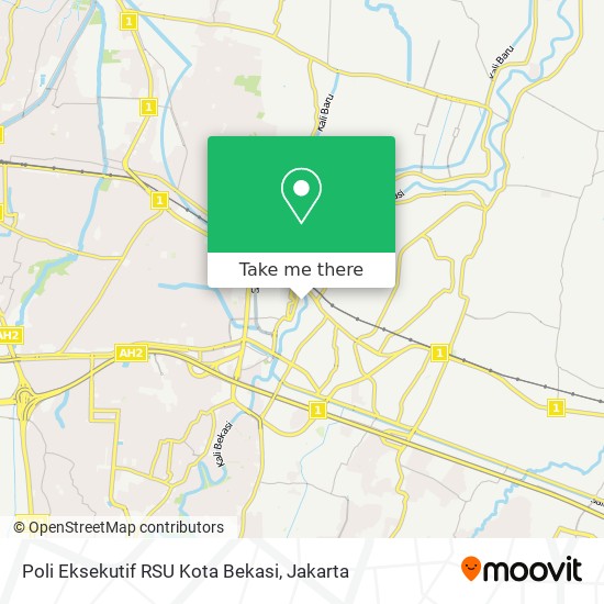 Poli Eksekutif RSU Kota Bekasi map