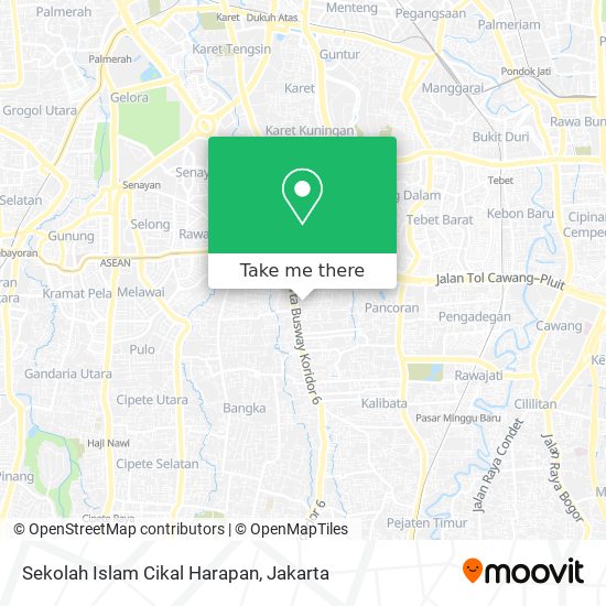 Sekolah Islam Cikal Harapan map