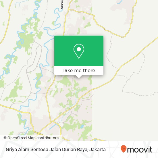 Griya Alam Sentosa Jalan Durian Raya map