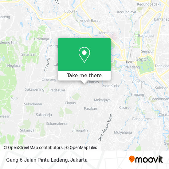 Gang 6 Jalan Pintu Ledeng map