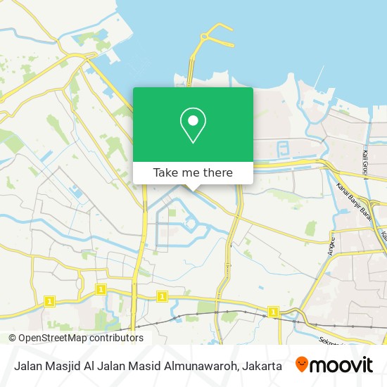 Jalan Masjid Al Jalan Masid Almunawaroh map