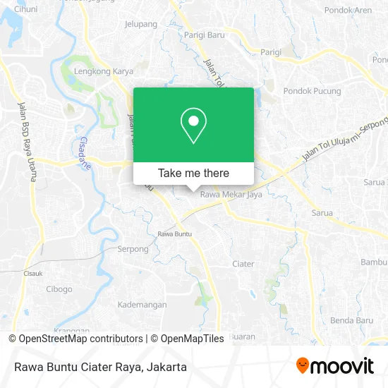 Rawa Buntu Ciater Raya map