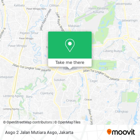 Asgo 2 Jalan Mutiara Asgo map