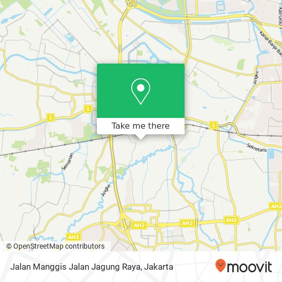 Jalan Manggis Jalan Jagung Raya map