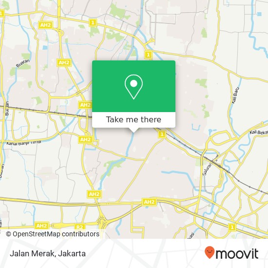 Jalan Merak map