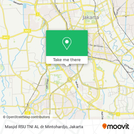 Masjid RSU TNI AL dr Mintohardjo map