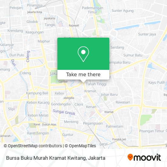 Bursa Buku Murah Kramat Kwitang map
