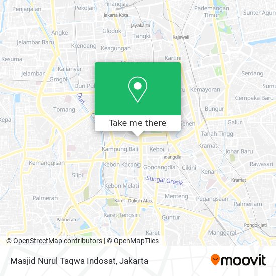 Masjid Nurul Taqwa Indosat map