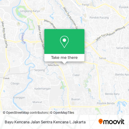 Bayu Kencana Jalan Sentra Kencana I map