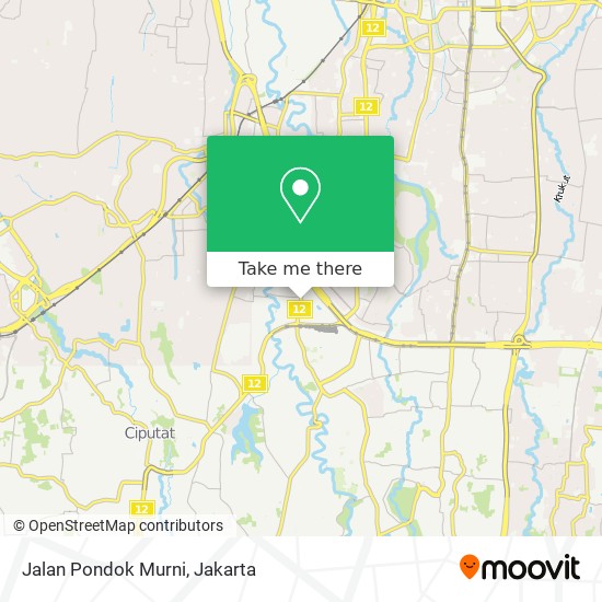 Jalan Pondok Murni map