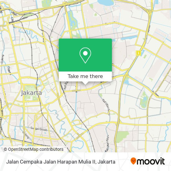 Jalan Cempaka Jalan Harapan Mulia II map