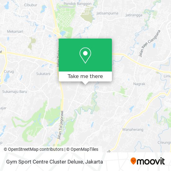 Gym Sport Centre Cluster Deluxe map