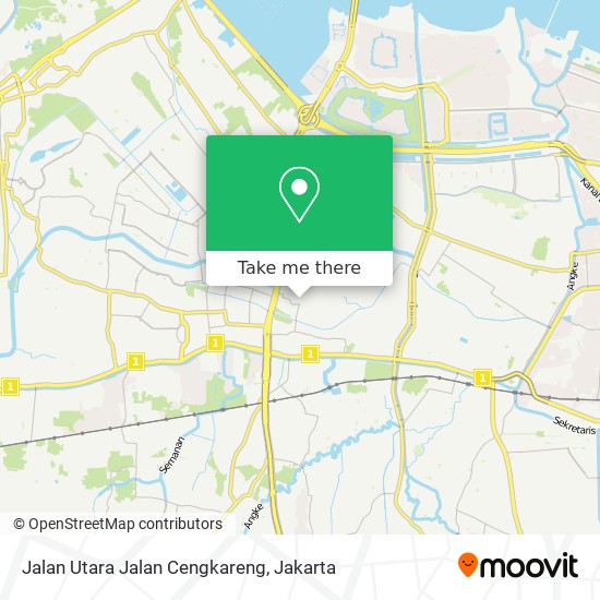 Jalan Utara Jalan Cengkareng map