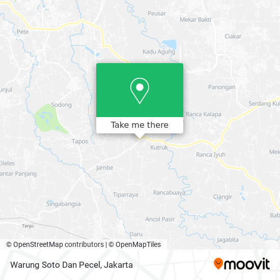 Warung Soto Dan Pecel map