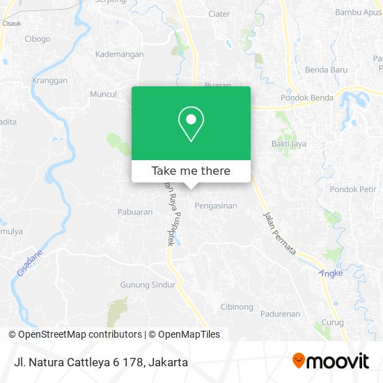 Jl. Natura Cattleya 6 178 map