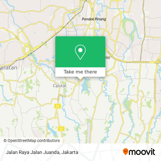 Jalan Raya Jalan Juanda map