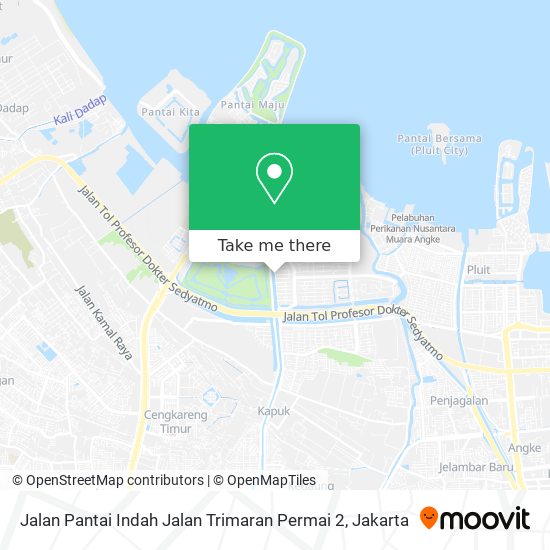 Jalan Pantai Indah Jalan Trimaran Permai 2 map