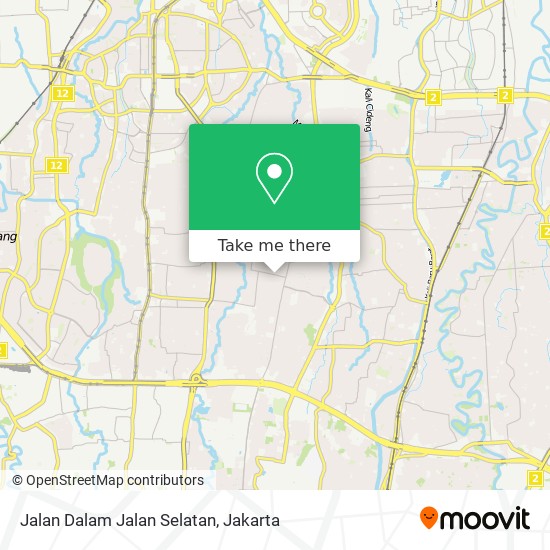 Jalan Dalam Jalan Selatan map