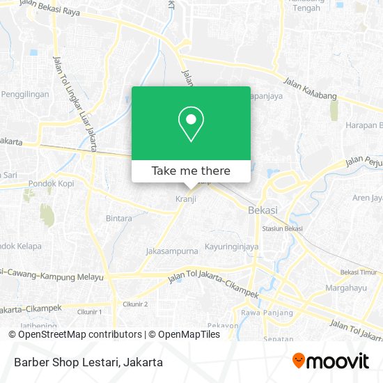 Barber Shop Lestari map