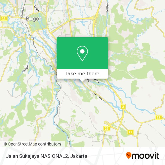 Jalan Sukajaya NASIONAL2 map