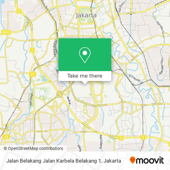 Jalan Belakang Jalan Karbela Belakang 1 map