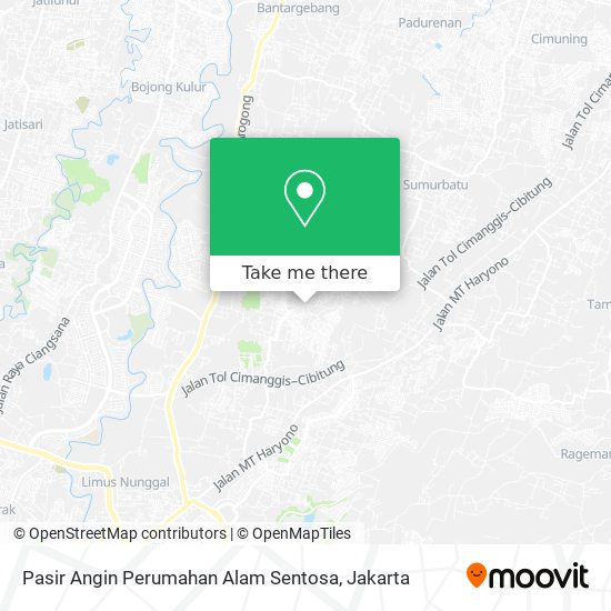 Pasir Angin Perumahan Alam Sentosa map