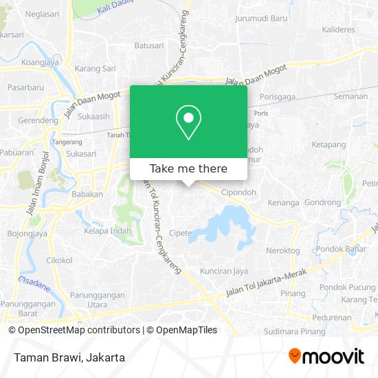 Taman Brawi map