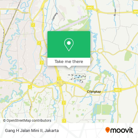 Gang H Jalan Mini II map