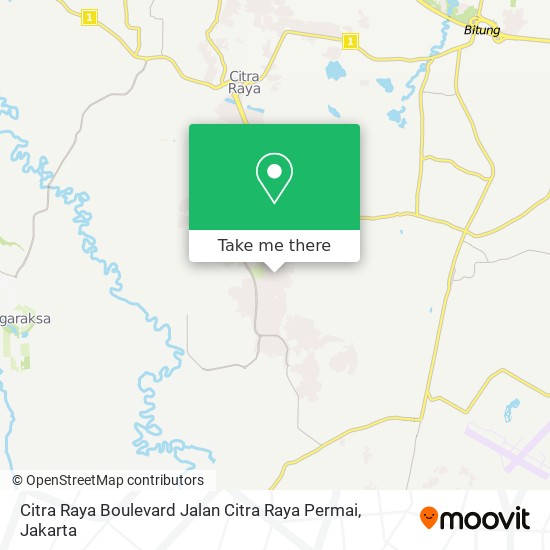 Citra Raya Boulevard Jalan Citra Raya Permai map