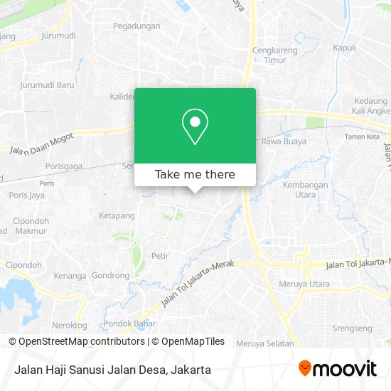 Jalan Haji Sanusi Jalan Desa map