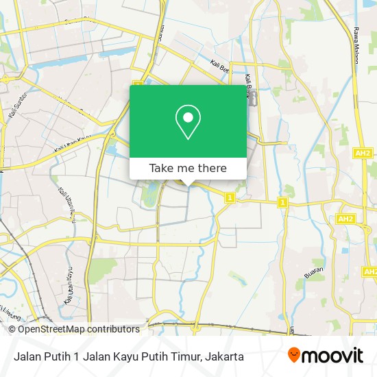 Jalan Putih 1 Jalan Kayu Putih Timur map