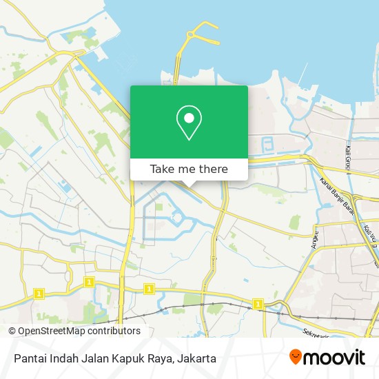 Pantai Indah Jalan Kapuk Raya map