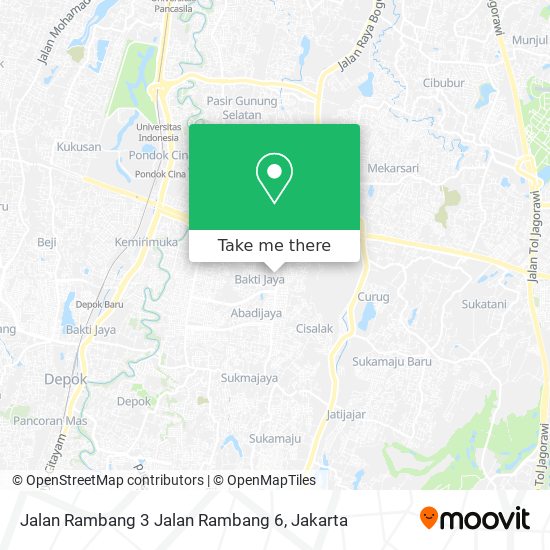 Jalan Rambang 3 Jalan Rambang 6 map