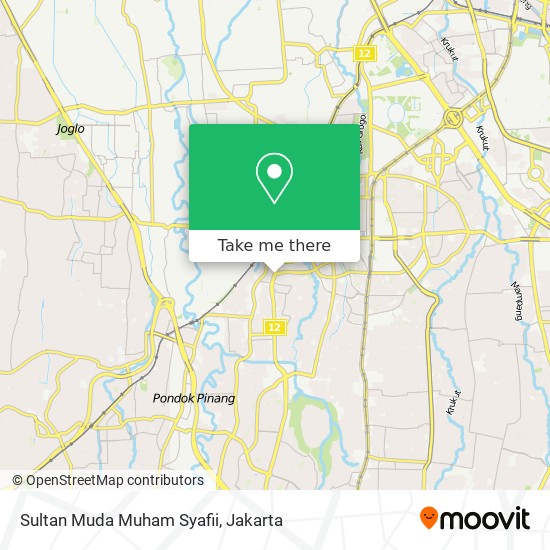 Sultan Muda Muham Syafii map