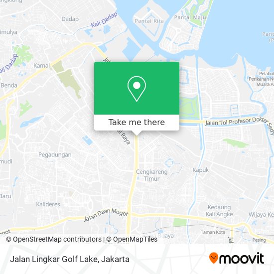 Jalan Lingkar Golf Lake map