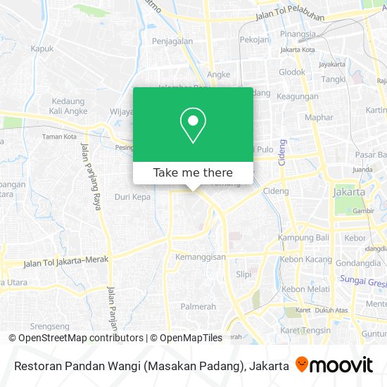 Restoran Pandan Wangi (Masakan Padang) map