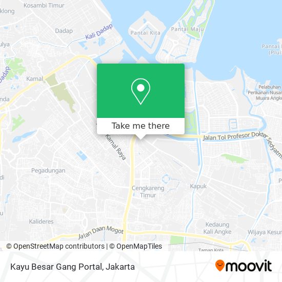Kayu Besar Gang Portal map
