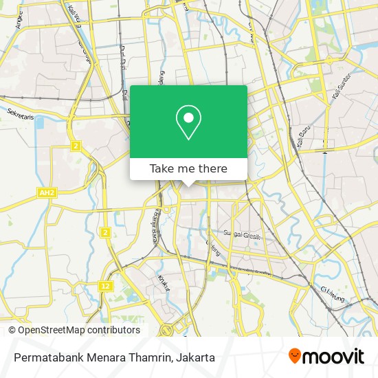 Permatabank Menara Thamrin map