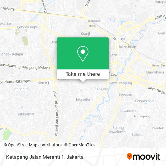 Ketapang Jalan Meranti 1 map
