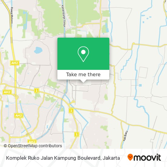 Komplek Ruko Jalan Kampung Boulevard map