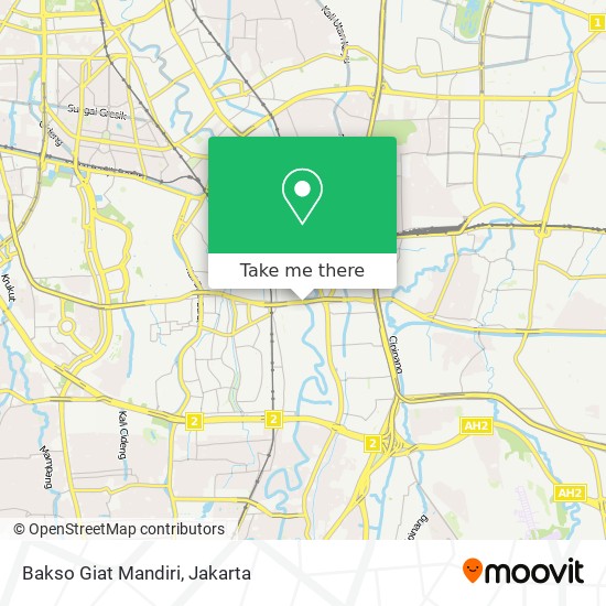 Bakso Giat Mandiri map