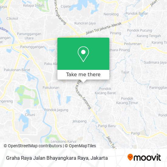 Graha Raya Jalan Bhayangkara Raya map
