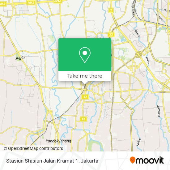 Stasiun Stasiun Jalan Kramat 1 map