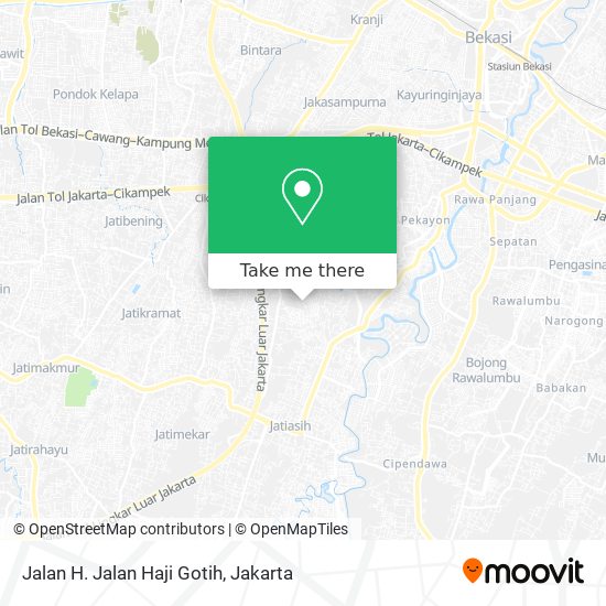 Jalan H. Jalan Haji Gotih map
