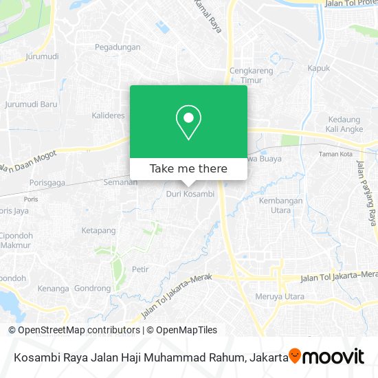 Kosambi Raya Jalan Haji Muhammad Rahum map