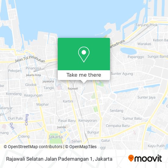 Rajawali Selatan Jalan Pademangan 1 map