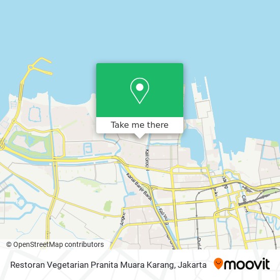 Restoran Vegetarian Pranita Muara Karang map