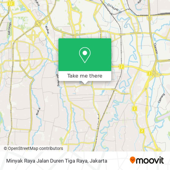 Minyak Raya Jalan Duren Tiga Raya map