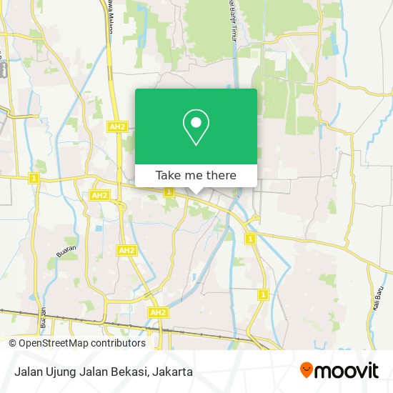 Jalan Ujung Jalan Bekasi map