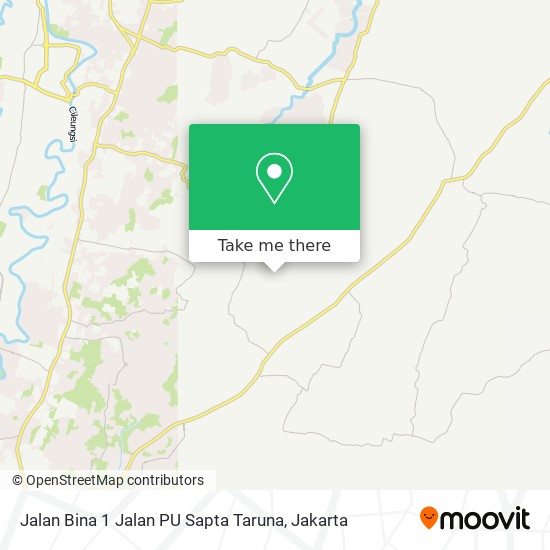 Jalan Bina 1 Jalan PU Sapta Taruna map